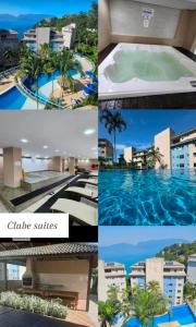 a collage of pictures of a resort with a pool at Porto Real Resort in Mangaratiba