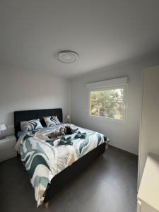 a bedroom with a bed and a window at Apartment A&T La Mata in La Mata +12 photos