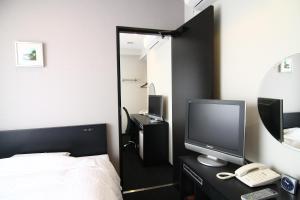 TV a/nebo společenská místnost v ubytování Hotel Crown Hills Kimitsu