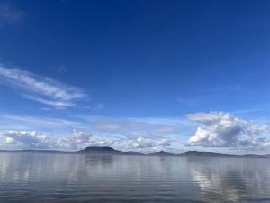 a view of a large body of water at H&H Apartman in Fonyód