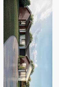 an architectural rendering of a building with balconies at TheQuietPadRest Easy Fly Easy in Christchurch