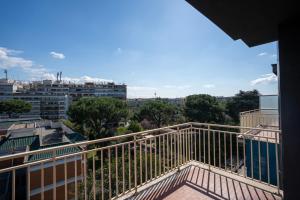 A balcony or terrace at BV Hotel Oly
