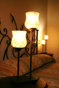 Cama o camas de una habitación en Posada La Gatera
