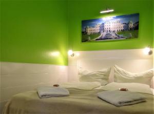 Ein Bett oder Betten in einem Zimmer der Unterkunft Studio-Apartment Augarten