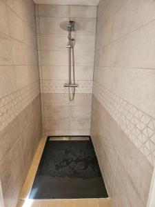 a shower with a pool of water in a room at Petite maison design proche centre ville in Cusset +10 photos