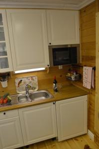 Kuchyň nebo kuchyňský kout v ubytování Kloten City