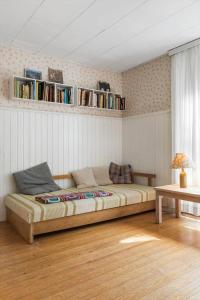 a bedroom with a large bed in a room at 1601-Melby-Muldbjergvej-1 in Melby