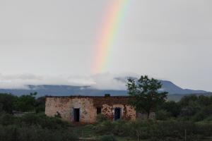 Kraštovaizdis prie ūkininko sodyboje