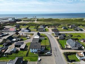 an aerial view of a small town by the ocean at 70181-Ulfborg-Enghavevej-2 in Ulfborg