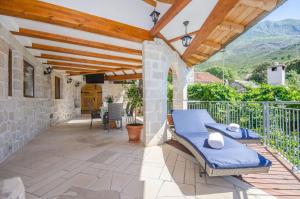 an image of a villa with a view of the mountains at Villa Strnj in Živogošće