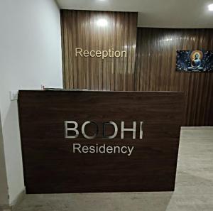 a sign for aboothreceiver at BODHI Residency in Greater Noida