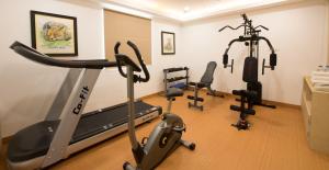 Fitness centrum a/nebo fitness zařízení v ubytování Red Fox by Lemon Tree Hotels, Tiruchirappalli Trichy