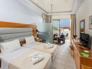 TV a/nebo společenská místnost v ubytování Lydia Maris Resort & Spa