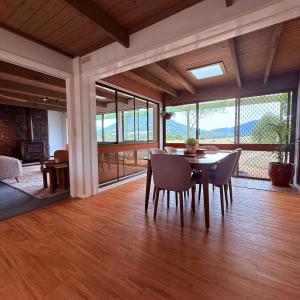 a dining room with a table and chairs at Southern Grampians Lookout in Dunkeld