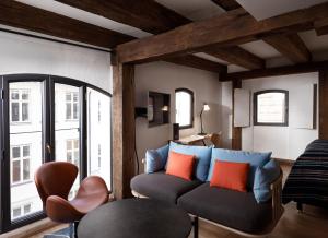 Ruang duduk di 71 Nyhavn Hotel