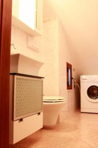 フランカヴィッラ・アル・マーレにあるVilletta Anastasiaのバスルーム(トイレ、洗濯機付)