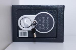 a black box with a key in it at Emma in Krasica