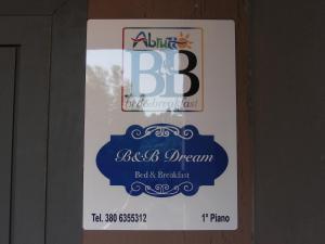 Certifikát, hodnocení, plakát nebo jiný dokument vystavený v ubytování B&B DREAM