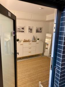 ครัวหรือมุมครัวของ Ferienwohnung Rantum