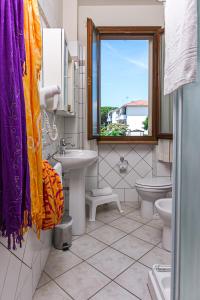 Phòng tắm tại Villetta Tina