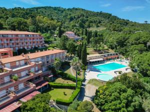 an aerial view of the hotel and the resort at Marina Elite Capo D'Arco in Capo D'Arco