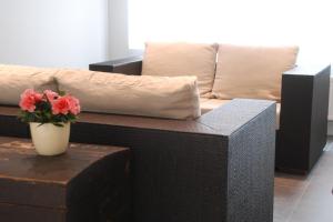 Posezení v ubytování B&B Garden55