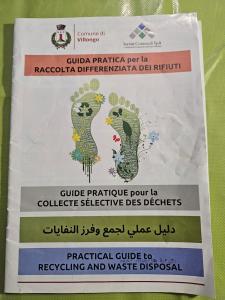 a label for a packet of parrot medicines at Casa Francesca in Villongo SantʼAlessandro