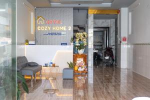 a lobby of a hotelocoby home at Khách sạn Cozy Home 2 in Can Tho