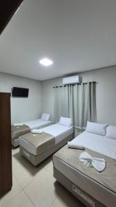 Lova arba lovos apgyvendinimo įstaigoje Hotel Trem de Minas 040