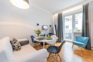 Posezení v ubytování P&O City Center Apartments