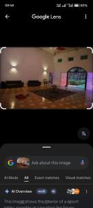 a screenshot of a webpage of a living room at Green valley resort kanha in Kānha