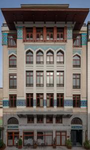 a large building with windows and a roof at Hovagimyan Hotel and Suites in Istanbul