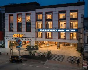 an exterior view of the antioch cup hotel at The Altruist Katra Hotel in Katra