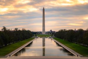 a view of the washington monument in washington dc at Sheraton Rockville Hotel in Rockville