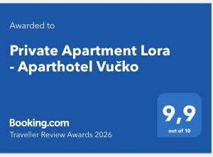 a screenshot of the private apartment lozona appalachhetical video at Private Apartment Lora -u sklopu Aparthotel Vučko in Jahorina +34 photos
