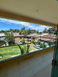 a view from a window of a city at Apt Pituba 500m Praia in Itacaré
