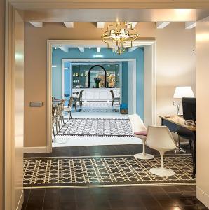 Posteľ alebo postele v izbe v ubytovaní Hotel San Michele