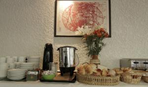 Comida no apart-hotel ou em algum lugar perto