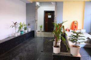 a room with a bunch of potted plants at Hotel O Westin Regency in Monber