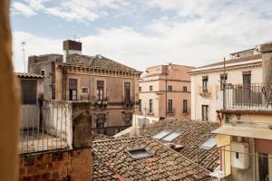 a view from the roof of a building at B&B Università in Catania
