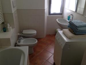 Koupelna v ubytování Vecchia Filanda Musso 1A
