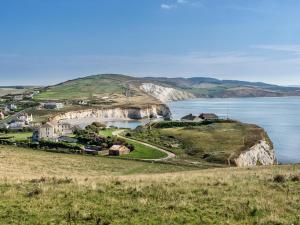 a village on a hill next to a body of water at 3 Bed in Freshwater oc-92961 in Freshwater