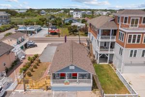 an aerial view of a house in a small town at Vitamin Sea Suites 4 in Carolina Beach +46 photos