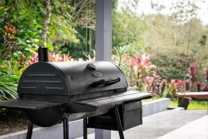 a bbq grill sitting on top of a sidewalk at Casa Alexa Venecia in Venecia