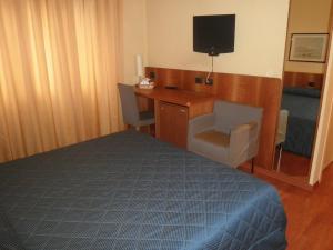 TV a/nebo společenská místnost v ubytování Hotel Selide