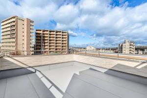 a view from the roof of a building at yuanquanHOTEL in Osaka