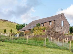an old stone house in a field at 1 Bed in Buxton oc-74351 in Flash