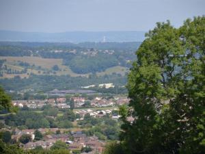 a view of a town from a tree at 2 Bed in Bristol oc-75697 in Bristol +8 photos