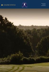 a view of a golf course with trees in the background at The Dragon Pad Boutique Apartment in Royal Tunbridge Wells