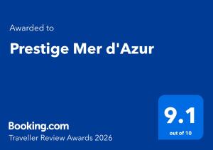 a blue screen with the text requested to prestige mer d akvar at Prestige Mer d'Azur in Sunny Beach